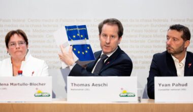 Nouvelle démonstration de force de l’UDC contre les accords avec l’Union européenne