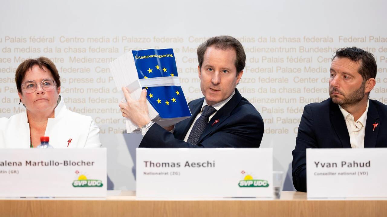 Nouvelle démonstration de force de l’UDC contre les accords avec l’Union européenne