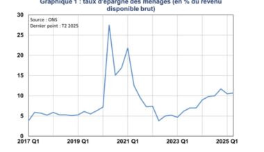 Flash Conjoncture Pays avancés - Faut-il s’attendre à une normalisation du taux d’épargne au Royaume-Uni ?