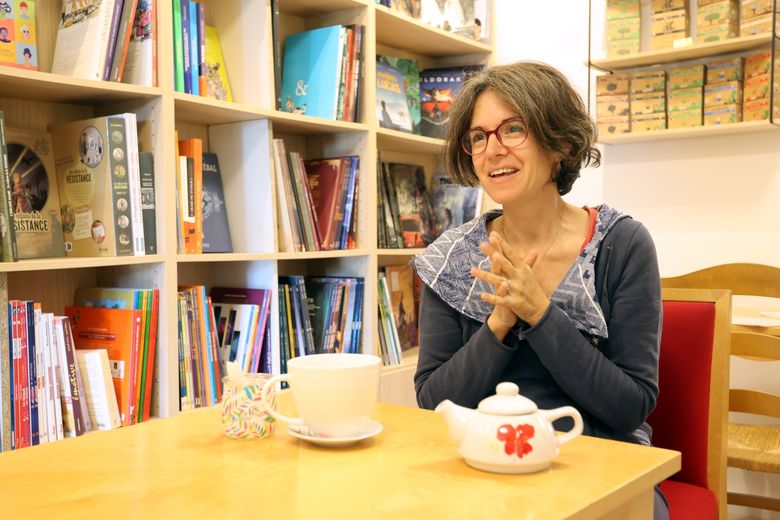 Caroline Bascoul a ouvert L’IrMiTi en juin 2025. Montech retrouve ainsi une librairie et même un peu plus…