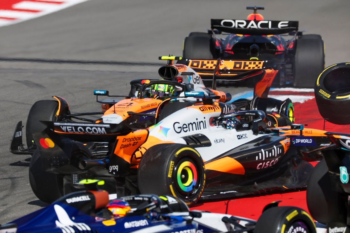 McLaren a effacé la sanction de Norris après l'accident d'Austin
