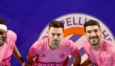 En mettant aux enchères ses maillots d’échauffement roses, le MHSC VB s’engage pour Octobre Rose