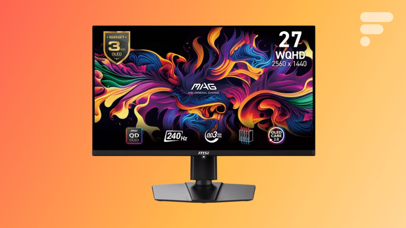 Taillé pour le gaming, cet excellent écran PC QD-OLED (240 Hz) perd 250 € de son prix chez Boulanger