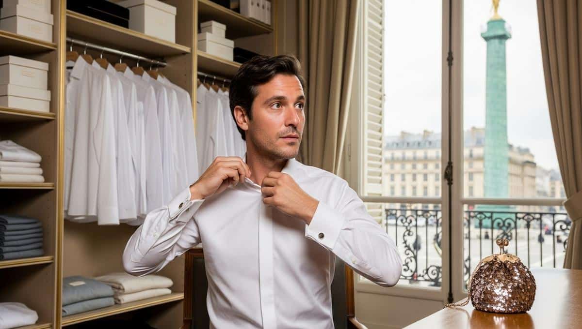 les chemises Charvet électrisent son premier défilé printemps-été 2026 à Paris