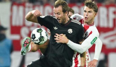 grâce à un nouveau doublé de Kane, le Bayern avance