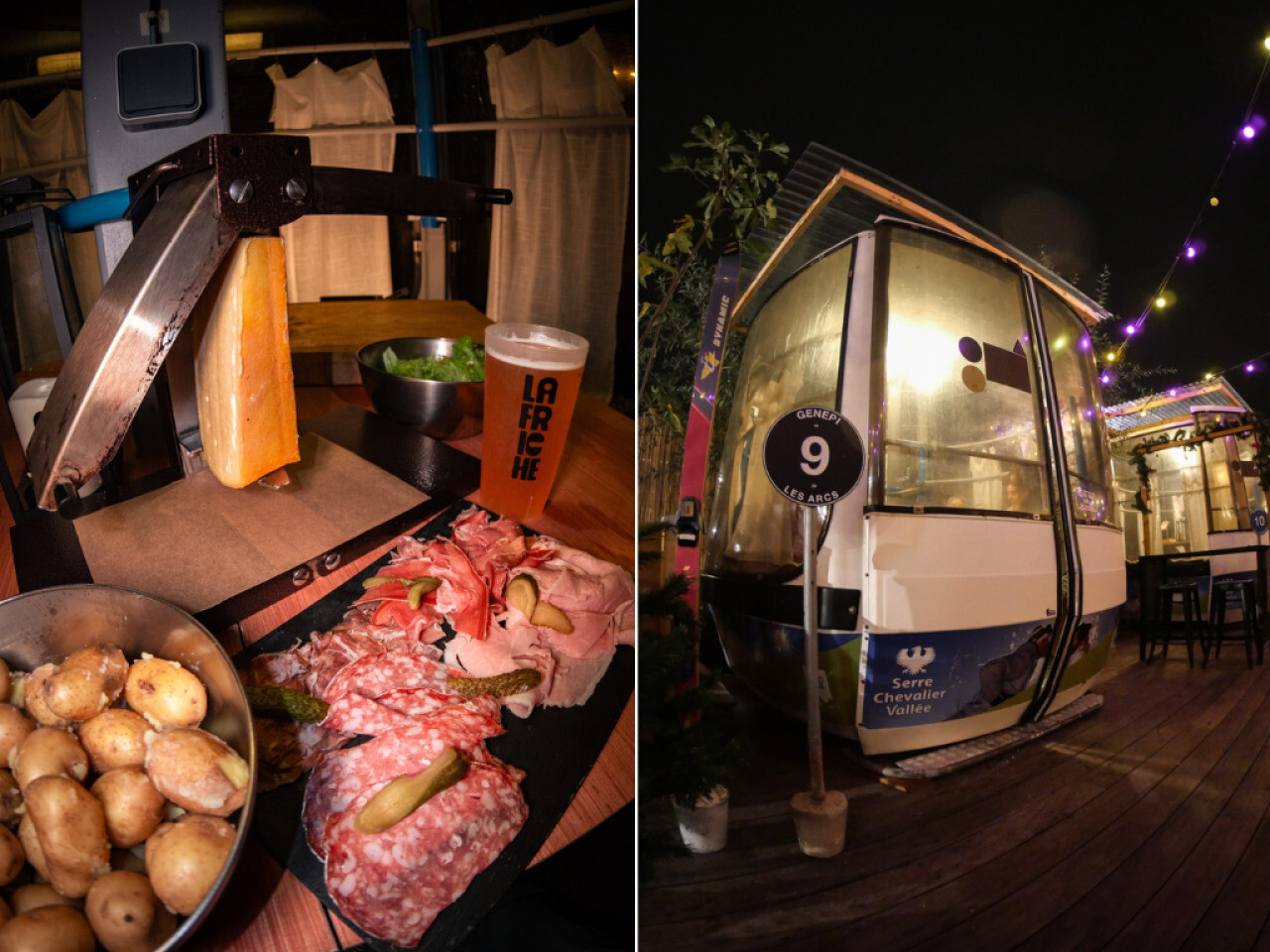 Près de Lille, La Friche Gourmande se transforme en station de ski avec télécabines et fromage fondu