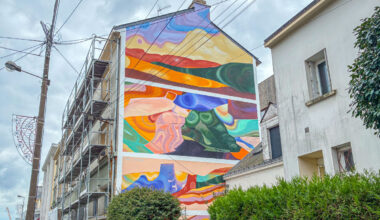Saint-Nazaire : une fresque pour habiller la future Maison de l’Habitat