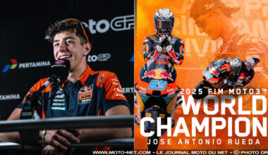 José Antonio Rueda champion du monde Moto3 2025