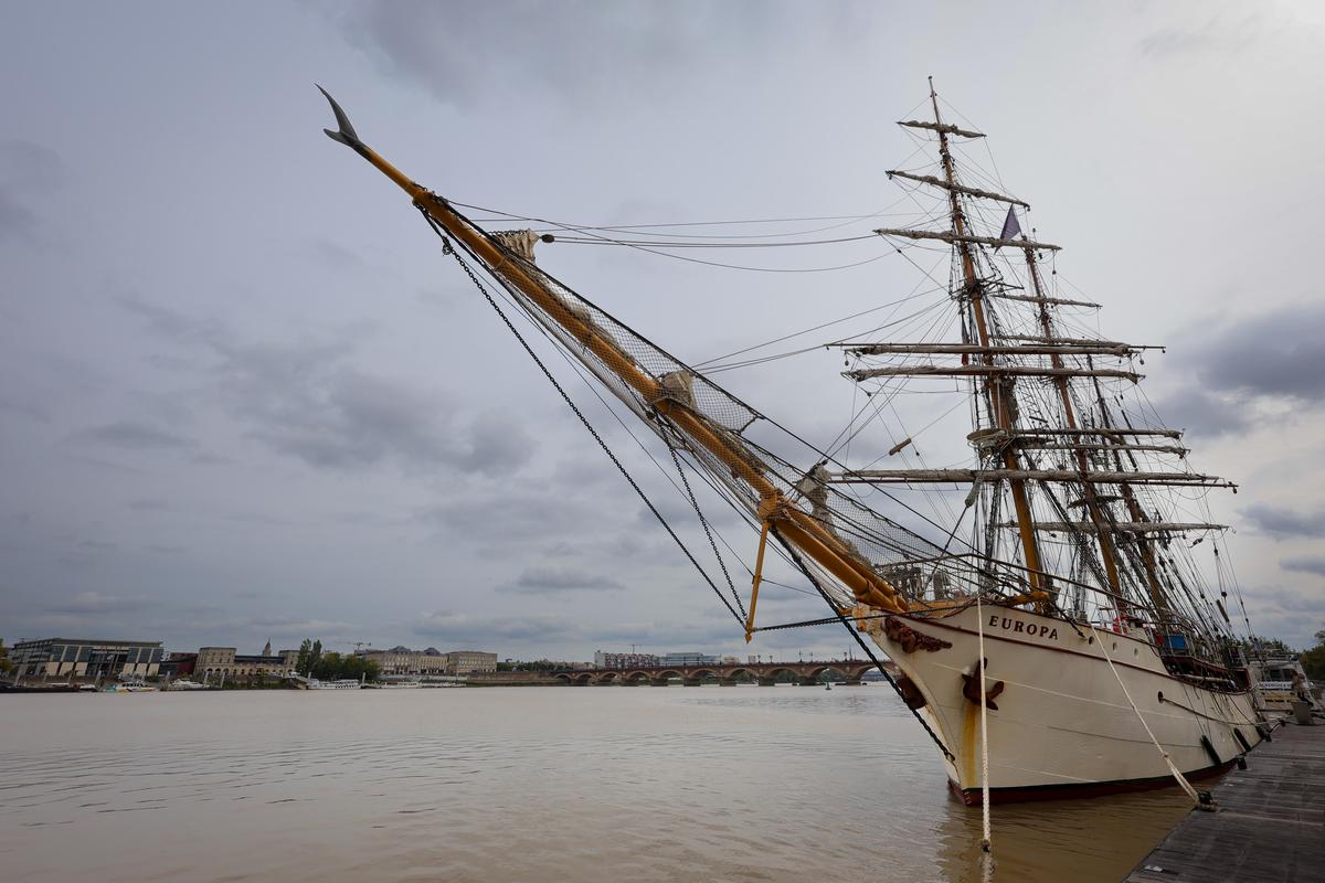 « L’Europa », ambassadeur de la Tall Ship Races, accueillie pendant cinq jours en juillet 2027, avec la Fête du vin