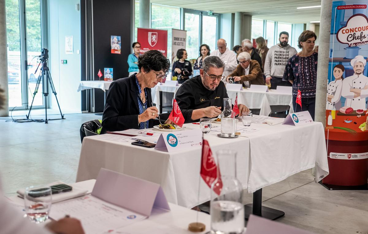 près de Bordeaux, huit talents de la restauration collective se sont affrontés