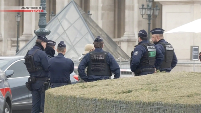 Paris : le musée du Louvre reste fermé à la suite d'un cambriolage