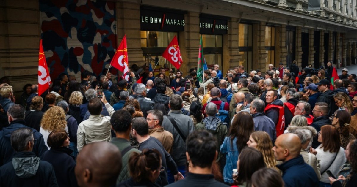 Inquiets pour leur avenir, des salariés du BHV se mobilisent contre l'arrivée de Shein : Actualités