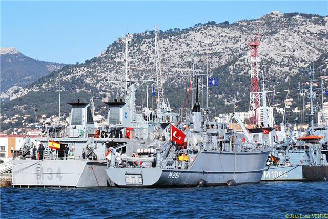 La force de guerre des mines de l'OTAN à Toulon