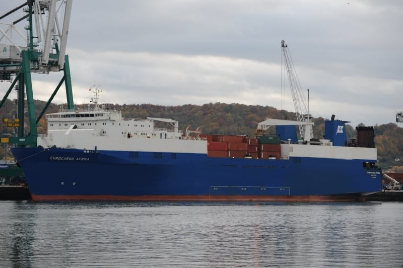 Rouen : L'Eurocargo Africa inaugure la nouvelle ligne de Grimaldi