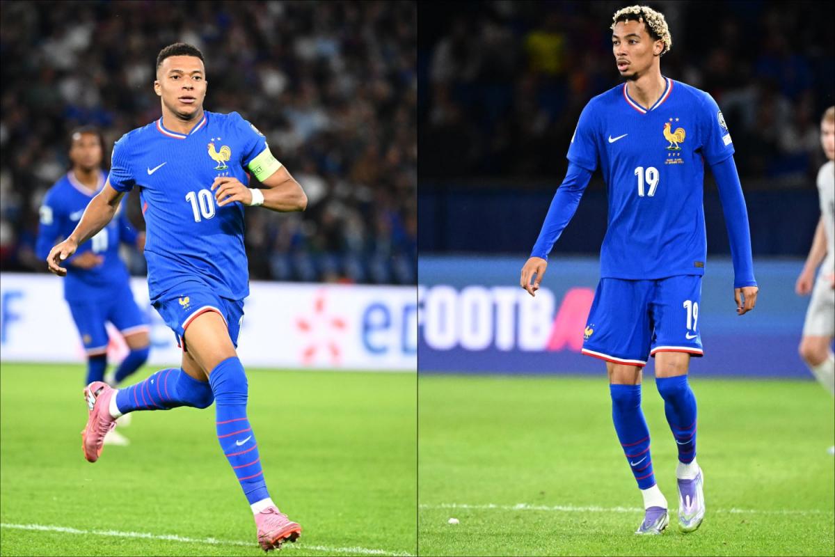 Les Bleus en 4-4-2 contre l'Azerbaïdjan avec Mbappé et Ekitike dans l'axe