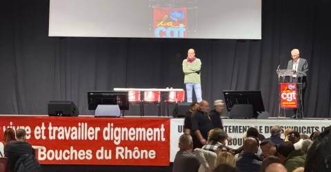 Au congrès de l’UD CGT 13, Gaby Charroux prône l’unité