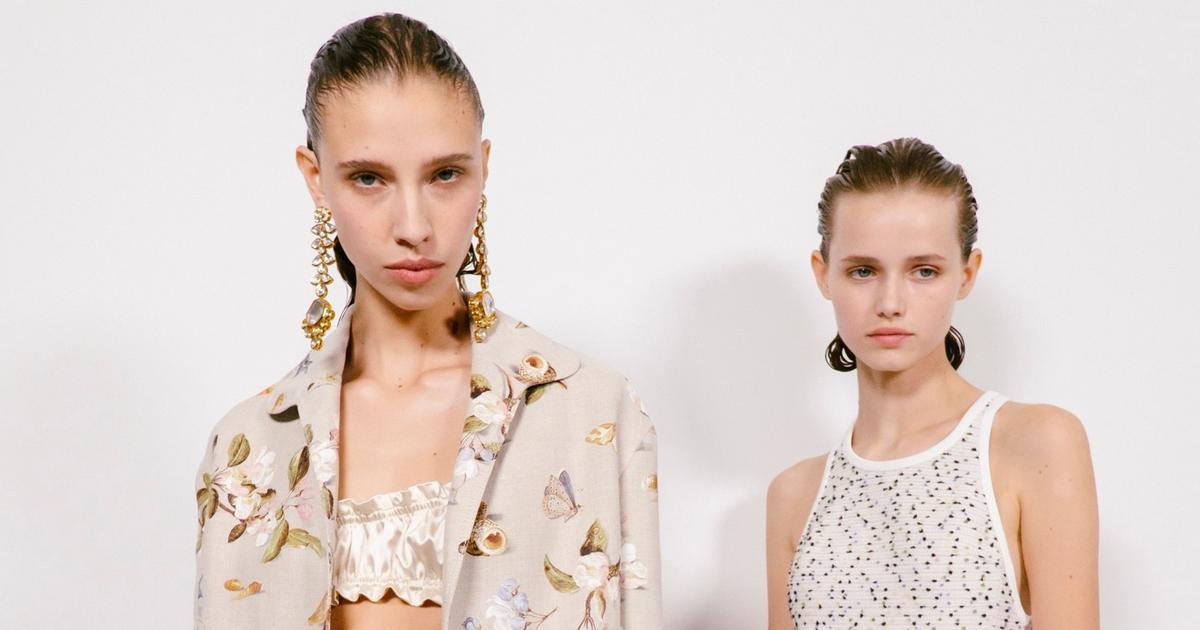 FASHION WEEK DE PARIS - Tableaux vivants, jupe corolle... Chez Giambattista Valli, la peinture inspire la mode