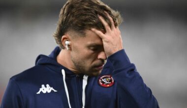 Jalibert forfait pour le début de la tournée, Taofifenua out aussi