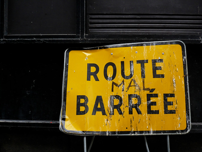 route barrée