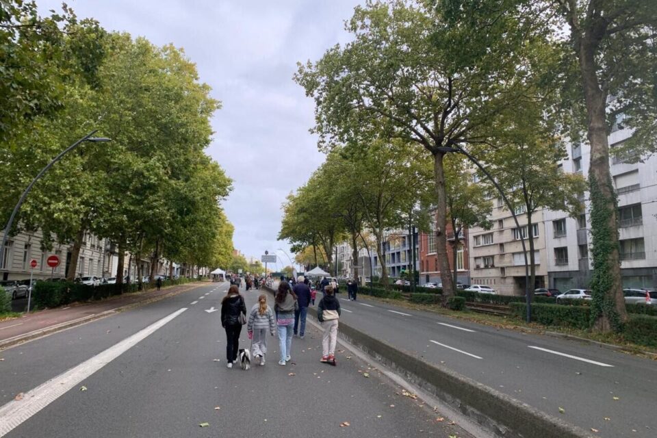 Le Grand boulevard qui mène à Lille était libre d'accès jusqu'à 13h.