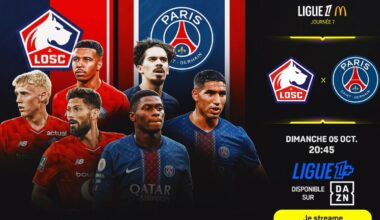 Diffusion Lille – PSG : à quelle heure et sur quelle chaîne voir le match en direct et en streaming ?