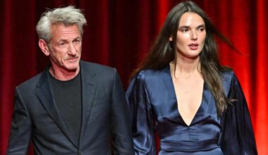 la soirée lunaire de Sean Penn et de sa compagne de 34 ans sa cadette au Festival Lumière à Lyon