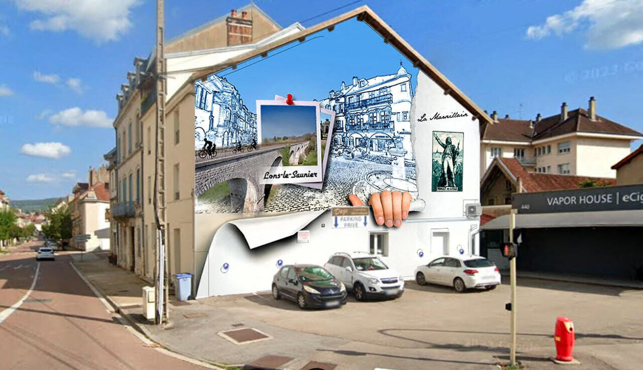Votez pour la fresque qui sera réalisée au carrefour des Salines à Lons-le-Saunier.