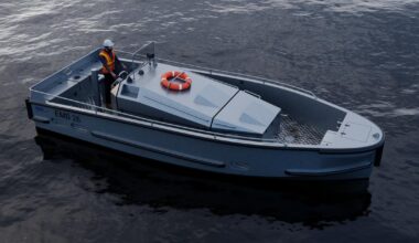 La première vedette de lamanage française zéro émission en construction à Saint-Nazaire