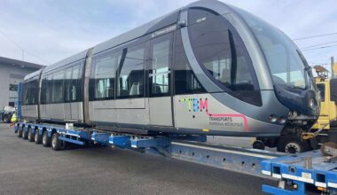 pratiquement un an après son départ pour l'Auvergne, une rame rénovée du tram bientôt sur les rails