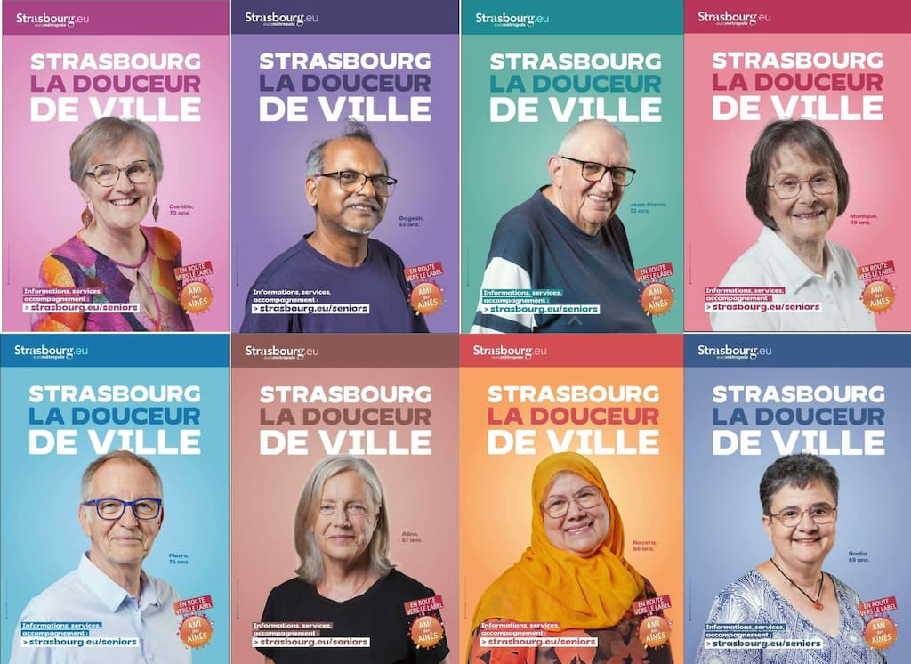 Campagne d'affichage de la ville de Strasbourg. Photo © ille de Strasbourg / Syamak Agha Babaei (Facebook)