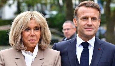 En Allemagne, Brigitte Macron resplendit en robe manteau ultra-chic, cette pièce emblématique du dressing de Kate Middleton