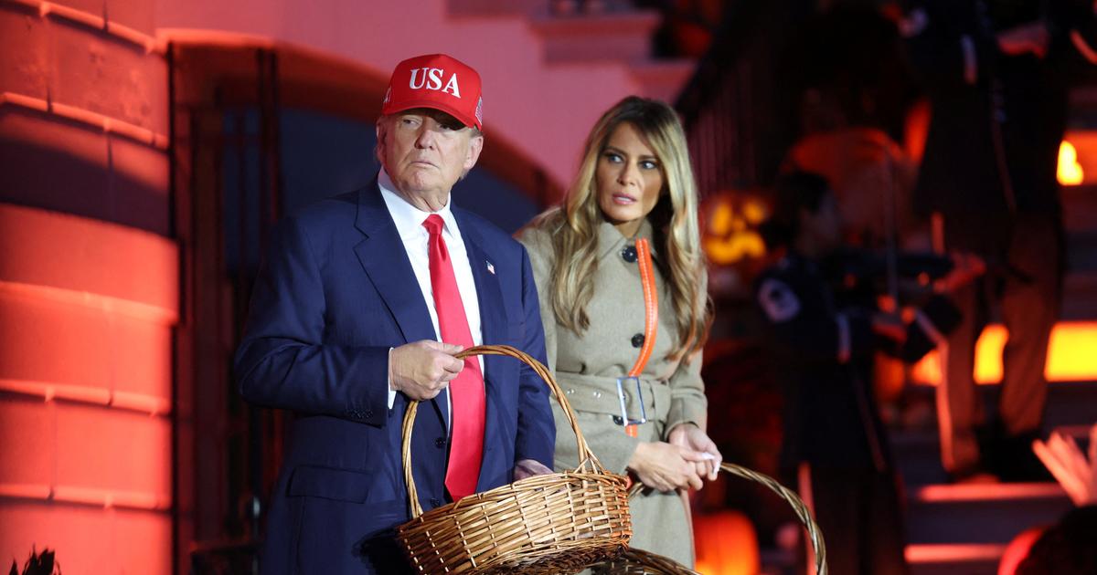 à peine rentré à Washington, Donald Trump célèbre Halloween à la Maison-Blanche