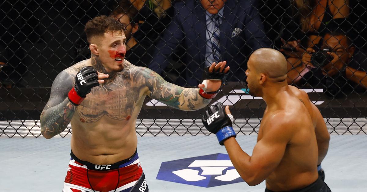 stupeur à Abu Dhabi, le combat entre le Français Gane et Aspinall arrêté au premier round