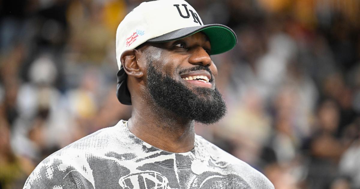 la «décision» de LeBron James est tombée, pas (encore) de retraite mais... un contrat de publicité avec une marque de cognac