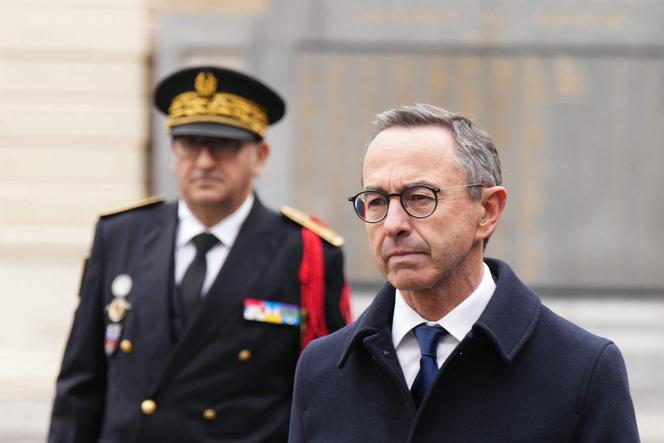 Le ministre de l’intérieur démissionnaire, Bruno Retailleau, le 3 octobre à Paris. 