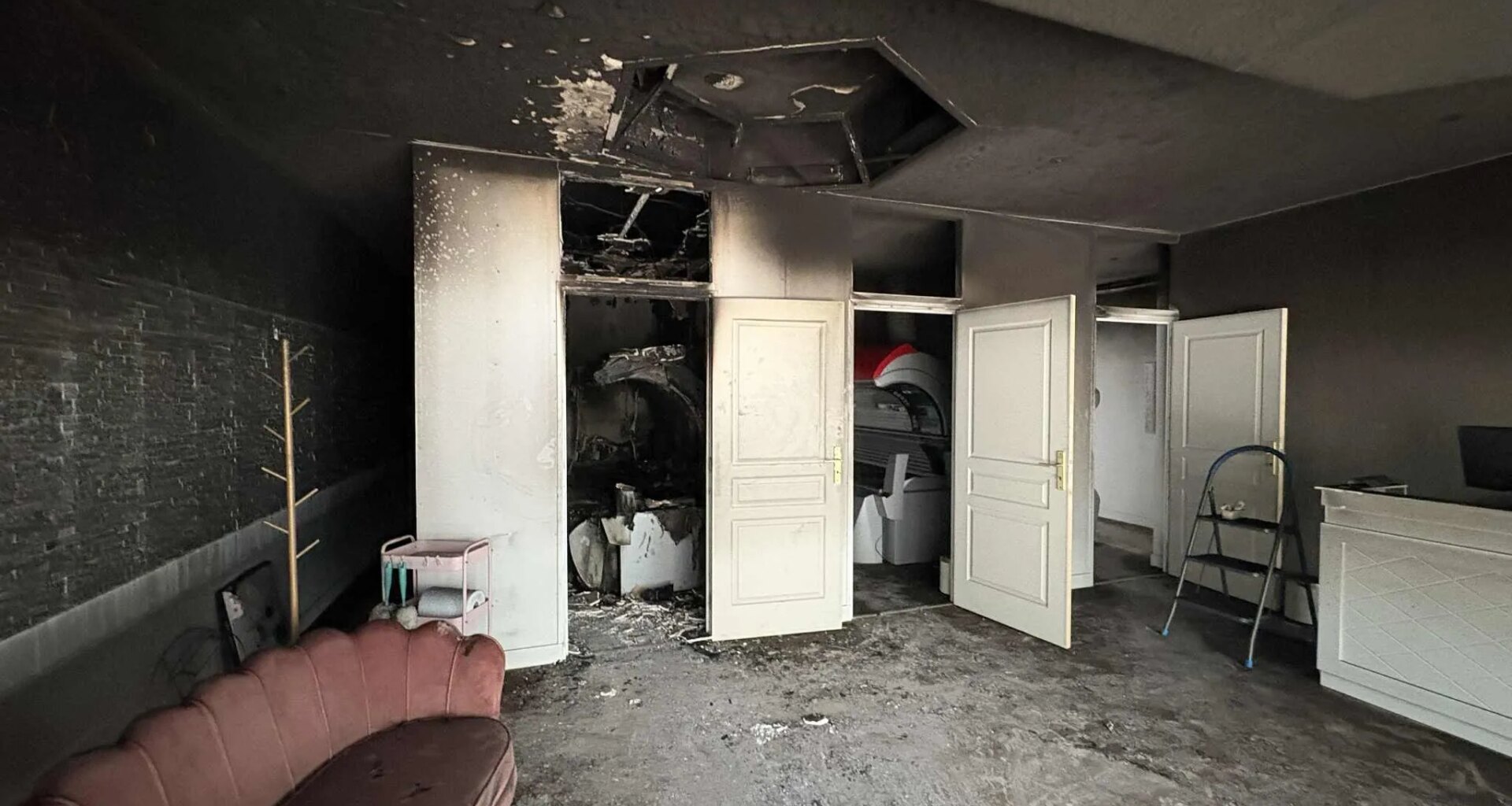A Rouen, un institut de bronzage incendié avant son ouverture