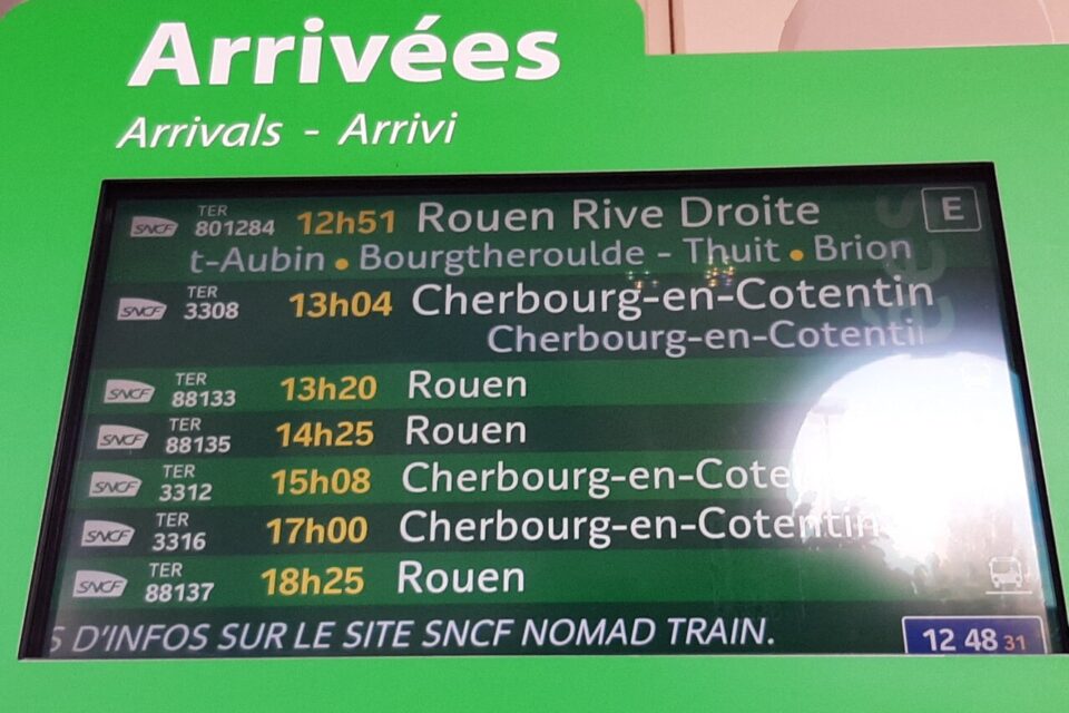 Train Rouen Evreux