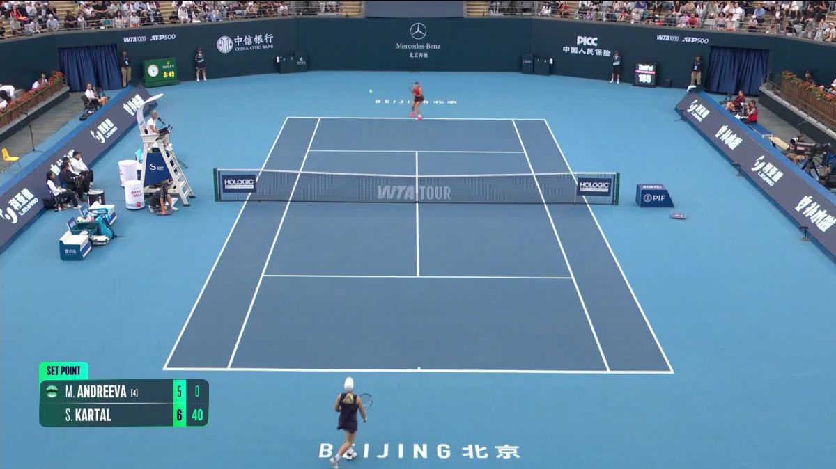 Tennis - WTA - Pékin : Kartal s'en sort contre Andreeva - L'Équipe