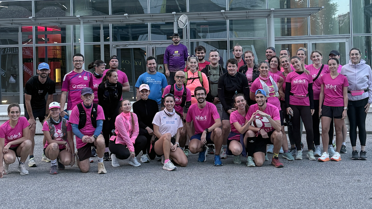un Lyonnais organise un run mystère pour Octobre rose