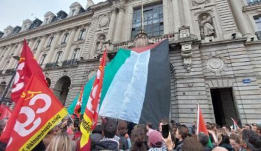 « Libérez la Palestine, libérez la flottille » : des centaines de Rennais au soutien de la flotille vers Gaza