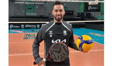 à l’Alterna Stade Poitevin, le libéro Franco Massimino passionné de padel et fan de motoball