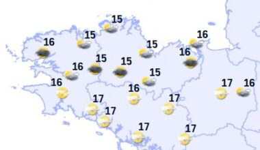 Météo en Bretagne : alternance de nuages et soleil avec des températures jusqu’à 17 degrés ce dimanche