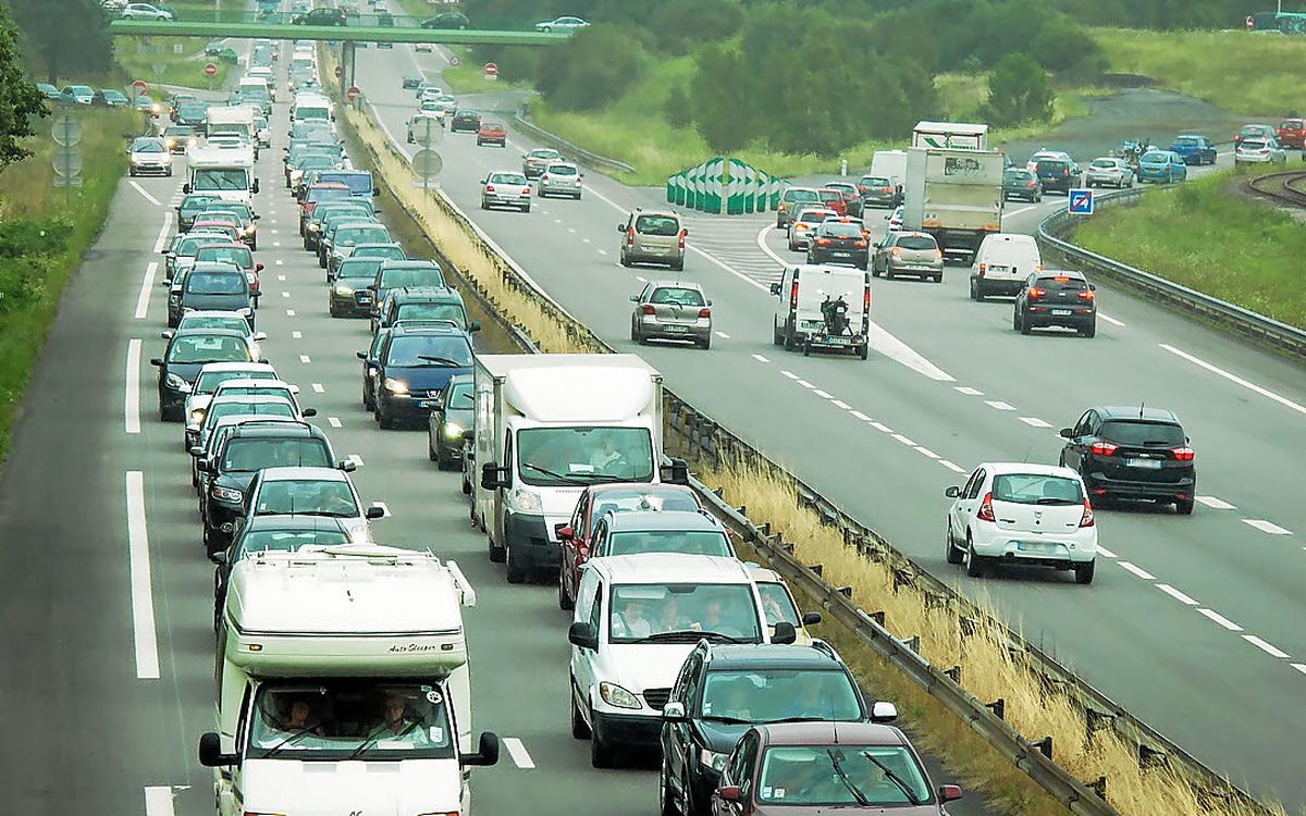 La circulation est très difficile sur la rocade de Rennes : plus de 20 km de bouchons en cumulé ce lundi