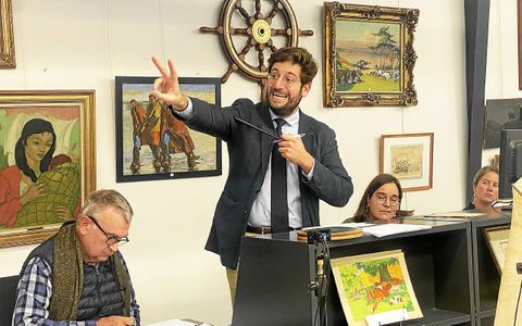 Pierre-Guillaume Klein, le commissaire-priseur.