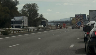 Grosse pagaille sur l'A43 près de Lyon après un accident de camion