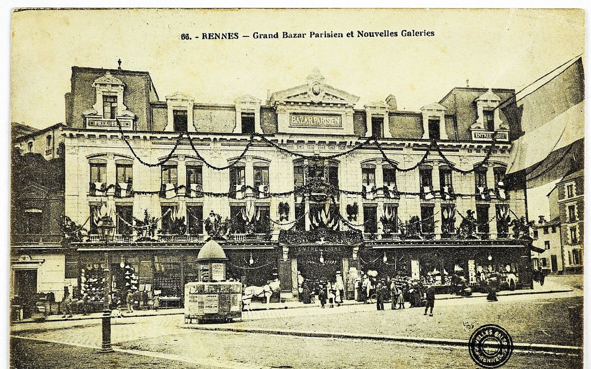 Ancien haut lieu du tourisme à Rennes, qu’est devenu le Grand bazar parisien ?