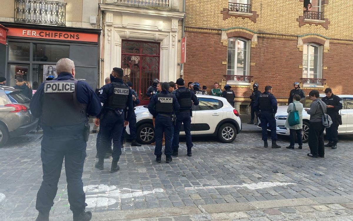 À Rennes, une manifestation non déclarée stoppée par la police