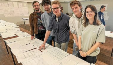 « Ils ont super bien bossé » : à Douarnenez, les étudiants architectes livrent leur restitution de cinq jours de travail intense sur le bâti ancien