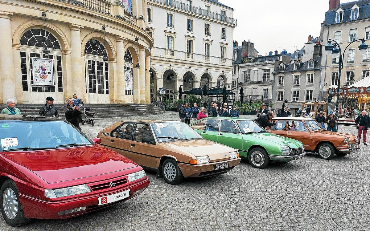 « Ça roule sans problème » : d’anciennes voitures Citroën défilent à Rennes