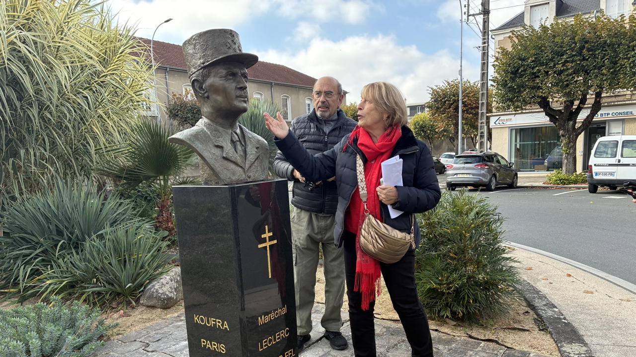 À Châteauroux, le rond-point du Maréchal-Leclerc a retrouvé sa tête